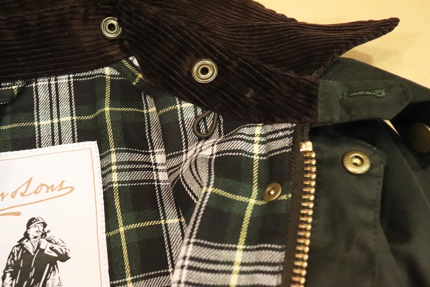 BARBOUR 125周年記念モデル 新ディテールを発見！！ | SELECT STORE SEPTIS