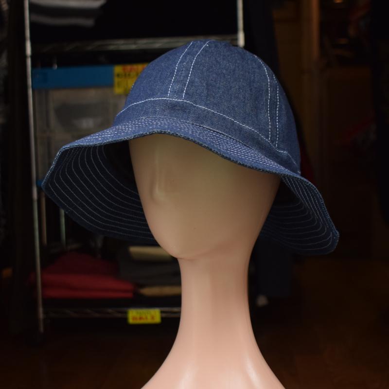 <br>AU VRAI CHIC(オーブライシック) 【MADE IN SCOTLAND】COLONIAL HAT(コロニアルハット) 7.5oz DENIM HAT(デニムハット)