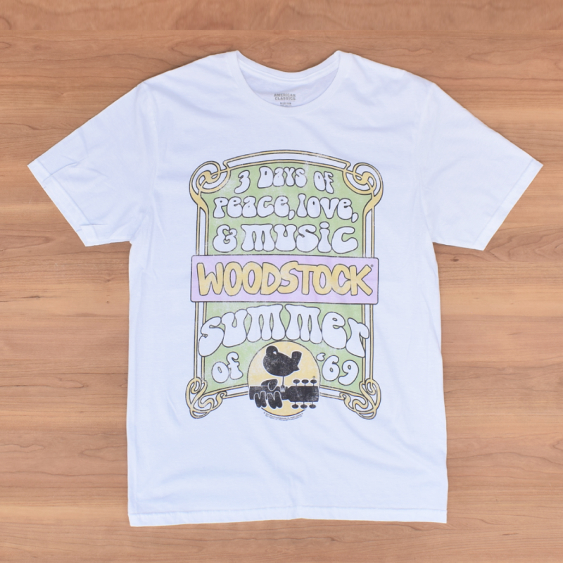 <br>AMERICAN CLASSICS(アメリカンクラシックス) S/S PRINT T-SHIRTS(プリント Tシャツ) WOODSTOCK (ウッドストック) SUMMER OF '69
