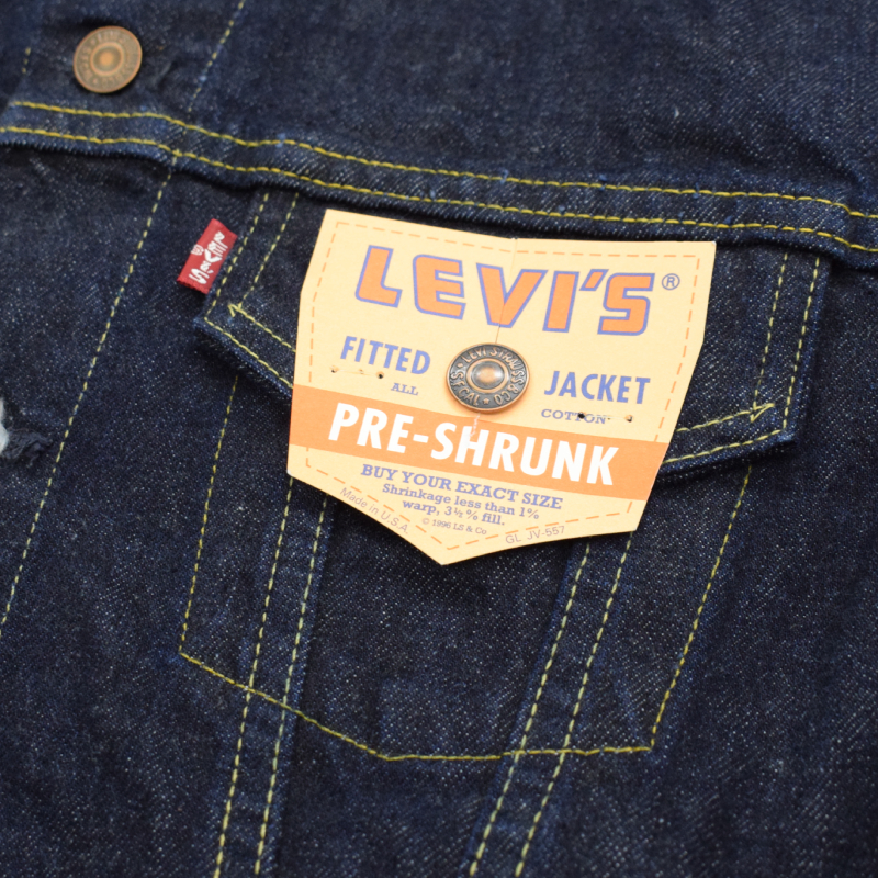 【極美品 サイズ48】LEVI'S バレンシア製 557XX デニムジャケット