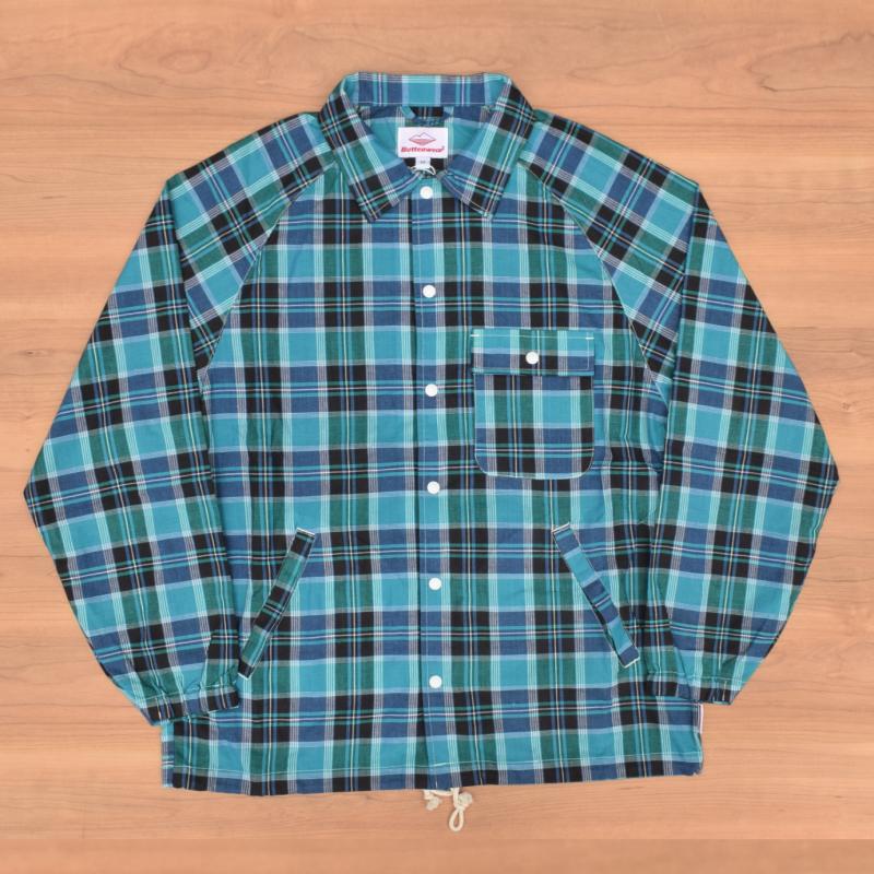 <br>BATTENWEAR (バテンウェア) BEACH BREAKER / SHIRTS JACKET (ビーチブレーカー / シャツジャケット) BLUE MADRAS
