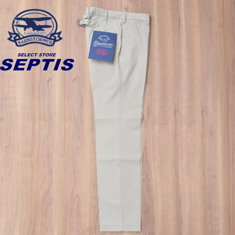 <br>BARNSTORMER(バーンストーマー) BSX-SPT SEPTIS別注 IVY CHINO PANTS/TROUSER(アイビー チノパンツ/チノトラウザー) (023) BEIGE
