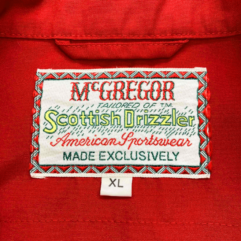 SELECT STORE SEPTIS / McGREGOR(マクレガー) SEPTIS別注 SCOTTISH DRIZZLER JACKET(スコティッシュドリズラー  ジャケット) RELAX FIT(リラックス フィット)