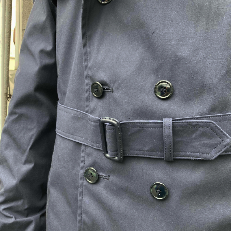 WEATHER TRENCH COAT NAVY ウェザー トレンチコート ジャケット