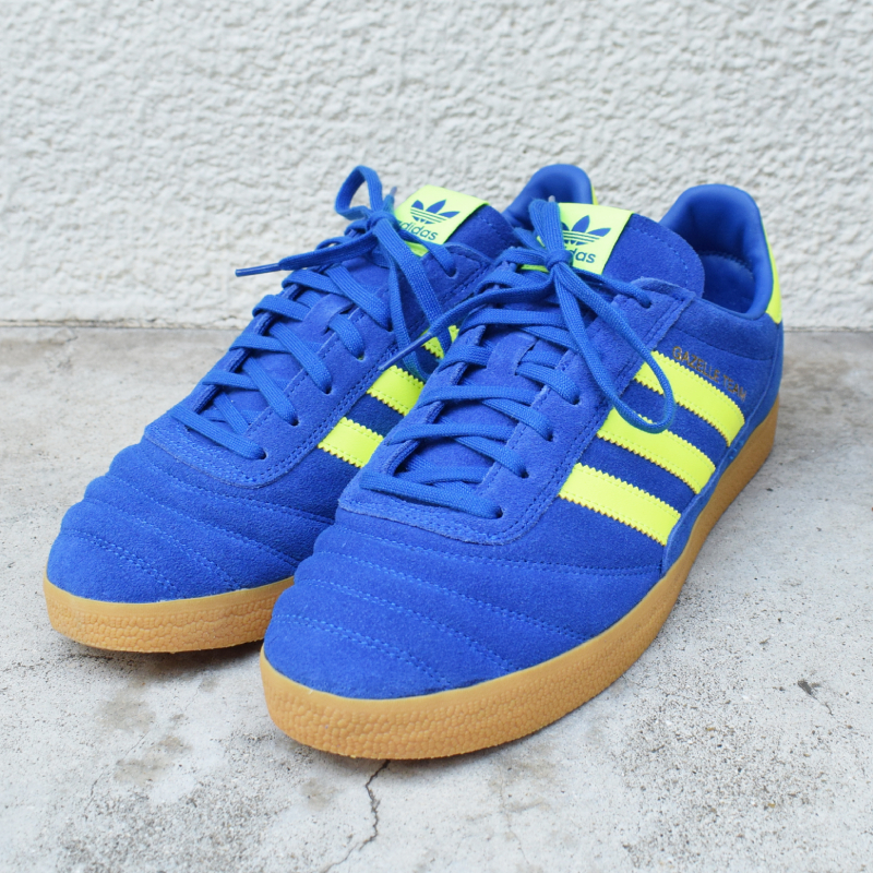 <br>ADIDAS (アディダス) レザースニーカー GAZELLE TEAM (ガゼルチーム) II0007 BLUE / YELLOW