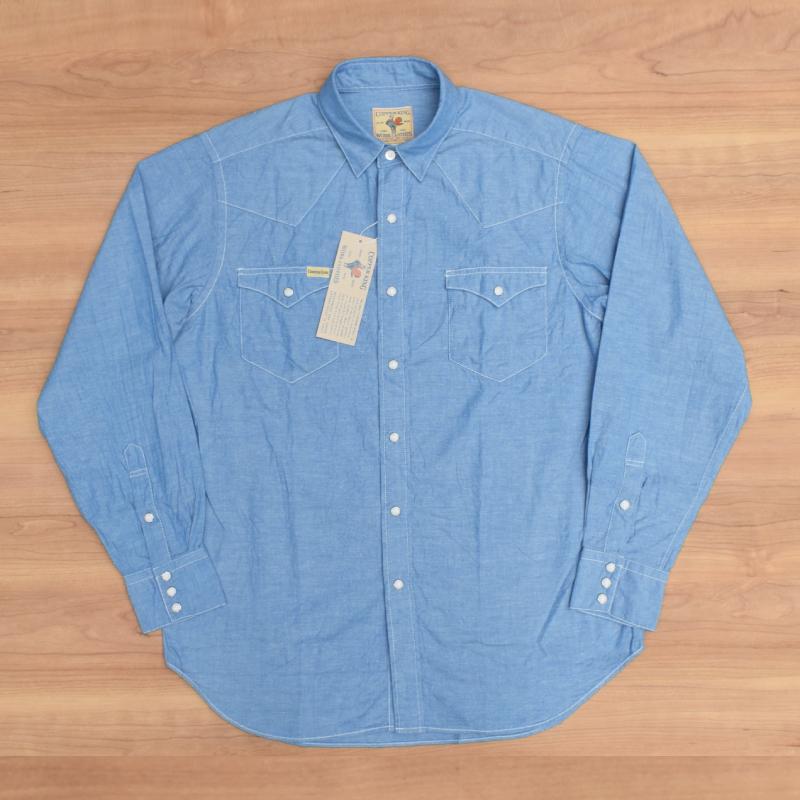 <br>COPPER KING(カッパーキング) CHAMBRAY WESTERN SHIRTS(シャンブレー ウエスタンシャツ)
