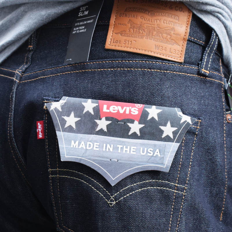 Levi's MADE IN THE USA 511 SLIM FIT w29▽デザイン - デニム/ジーンズ