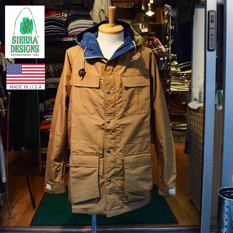 SELECT STORE SEPTIS / SIERRA DESIGNS(シェラデザイン)【MADE IN U.S.A.】 SEPTIS  EXCLUSIVE COLOR MOUNTAIN PARKA(アメリカ製 SEPTIS別注カラー マウンテンパーカ) 60/40(ロクヨンクロス)  ORIGINAL TAN/NAVY