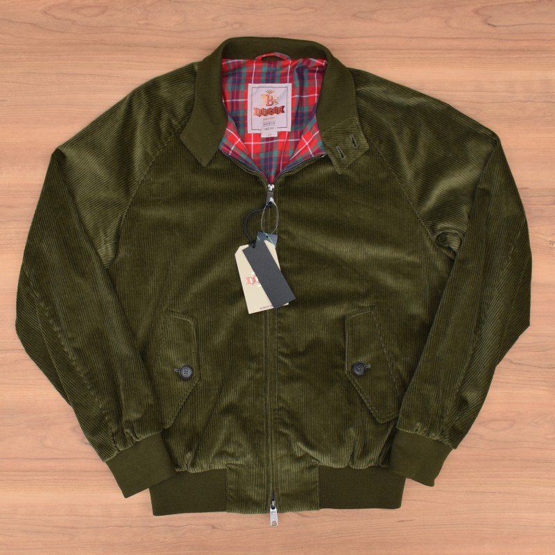 <br>BARACUTA(バラクータ) スウィングトップ #G-9/G9 CORDUROY(コーデュロイ) OLIVE